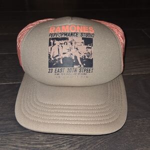 American Eagle Ramones Trucker Hat One Size – Retro, Mesh, Adjustable
